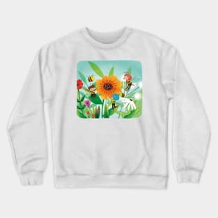 Summer bees! Crewneck Sweatshirt